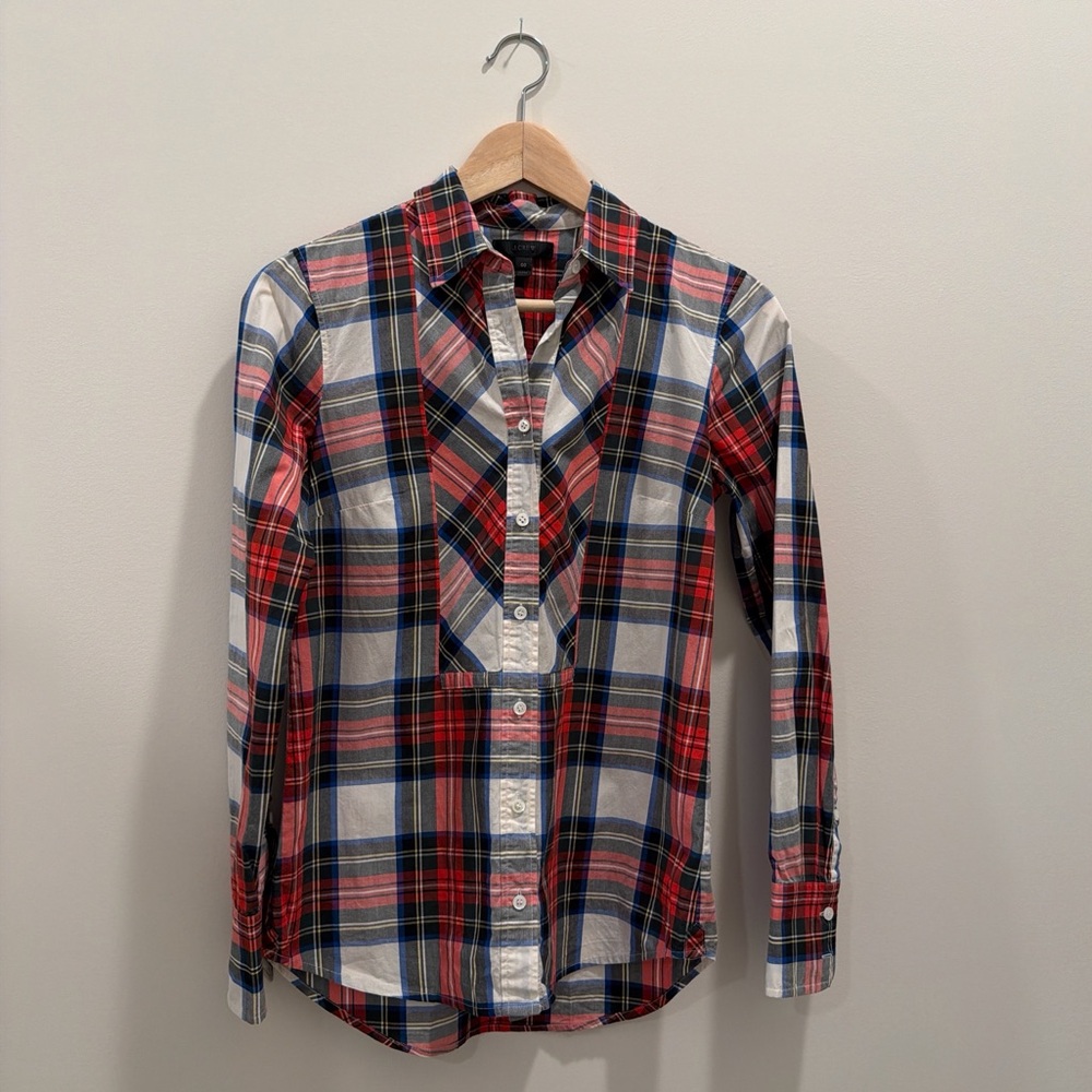 Jcrew Tartan Plaid Button-Up Shirt